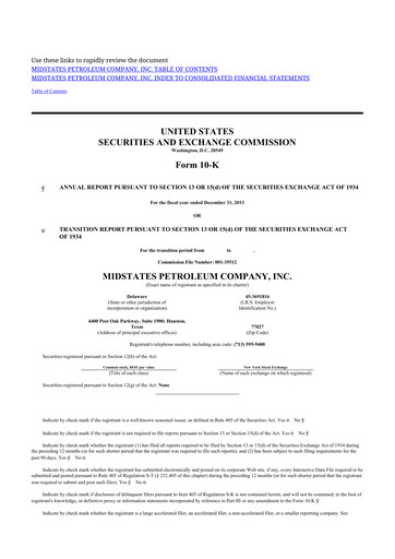 Thumbnail Amplify Energy
 10-K Annual Report 2013