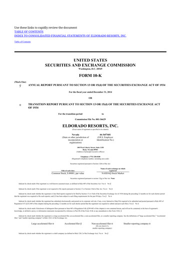 Thumbnail Caesars Entertainment
 10-K Annual Report 2014