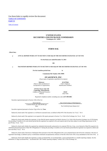 Thumbnail Tempest Therapeutics 10-K Annual Report 2014