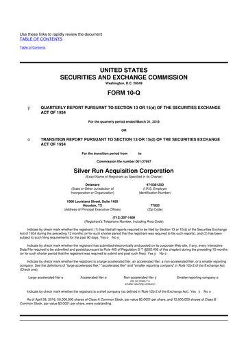 Thumbnail Permian Resources 10-Q Quarterly Report FY2016 