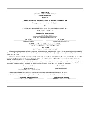 Thumbnail Westwater Resources
 10-Q Quarterly Report FY2015 