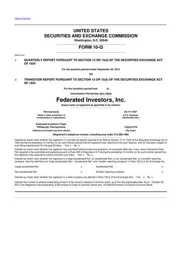 Thumbnail Federated Hermes
 10-Q Quarterly Report FY2012 