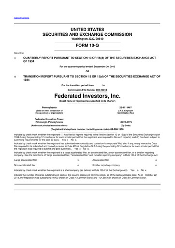 Thumbnail Federated Hermes
 10-Q Quarterly Report FY2013 