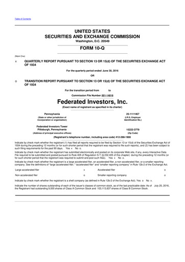 Thumbnail Federated Hermes
 10-Q Quarterly Report FY2016 
