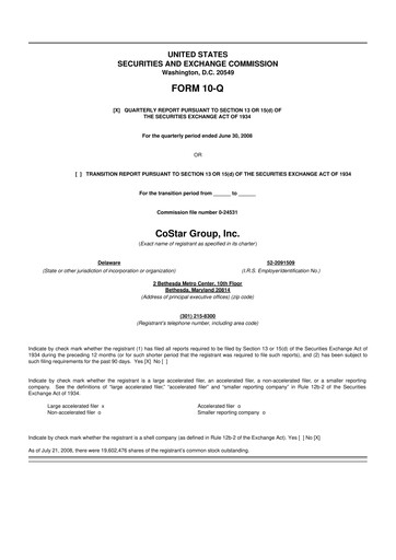 Thumbnail CoStar Group 10-Q Quarterly Report FY 