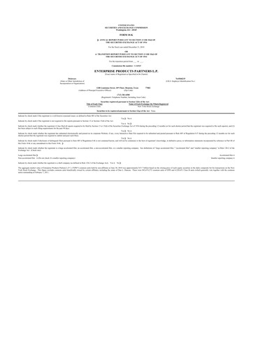 Thumbnail Enterprise Products 10-K Annual Report 2010