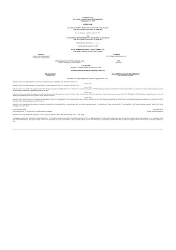 Thumbnail Enterprise Products 10-K Annual Report 2011