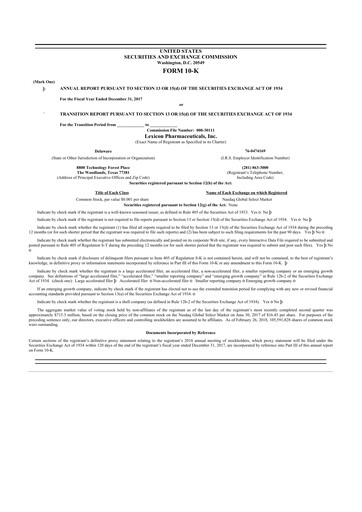 Thumbnail Lexicon Pharmaceuticals
 10-K Annual Report 2017