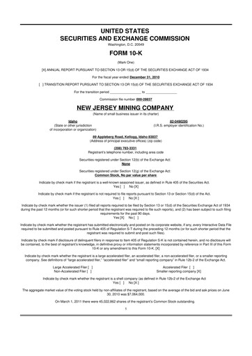 Vorschaubild Idaho Strategic Resources 10-K Jahresbericht 