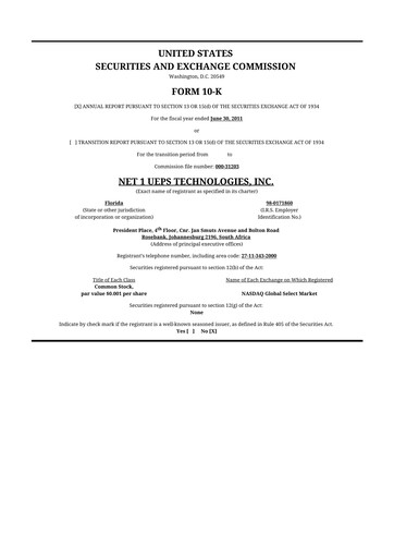 Thumbnail Lesaka Technologies 10-K Annual Report 2011