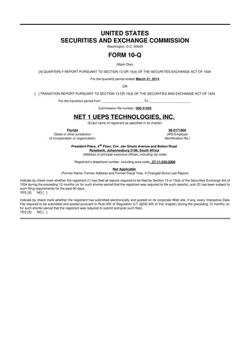 Thumbnail Lesaka Technologies 10-Q Quarterly Report FY2014 