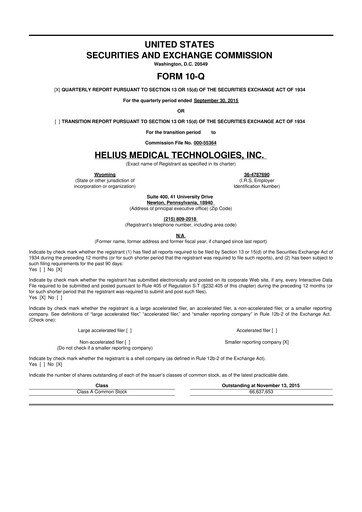 Miniature Solana Company 10-Q Rapport trimestriel 2016 