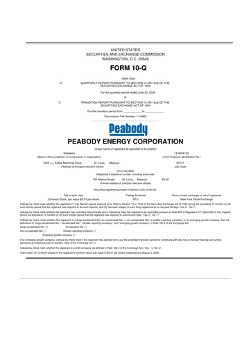 Thumbnail Peabody Energy
 10-Q Quarterly Report FY2026 