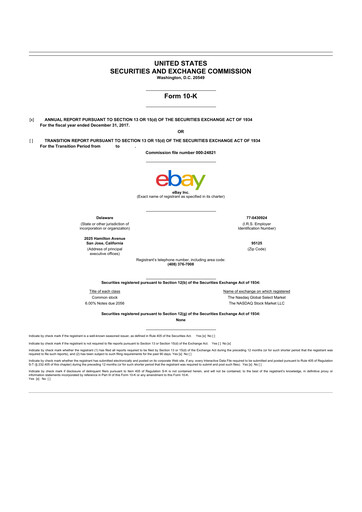 Thumbnail eBay 10-K Annual Report 2017