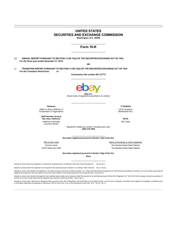 Thumbnail eBay 10-K Annual Report 2018
