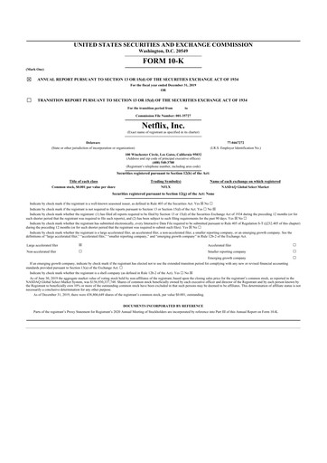 Thumbnail Netflix 10-K Annual Report 2019