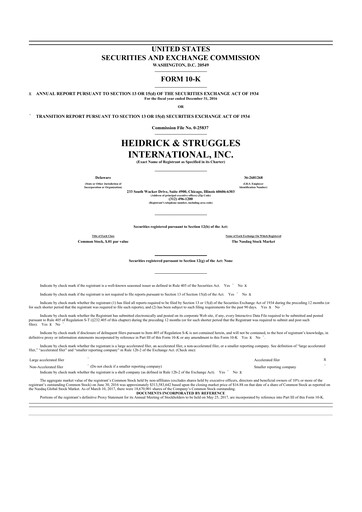 Thumbnail Heidrick & Struggles

 10-K Annual Report 2016