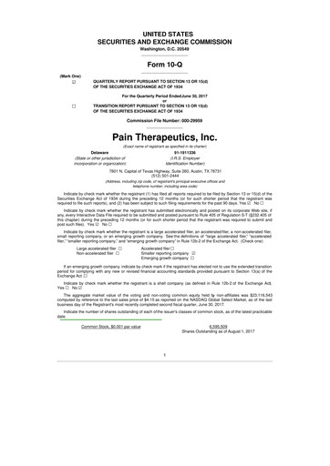 Thumbnail Cassava Sciences
 10-Q Quarterly Report FY2017 
