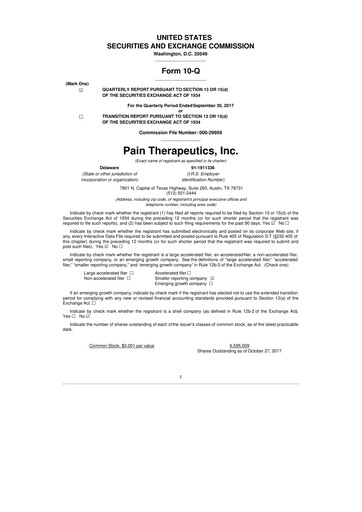 Thumbnail Cassava Sciences
 10-Q Quarterly Report FY2017 