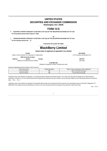 Thumbnail BlackBerry 10-Q Quarterly Report FY2027 Q2