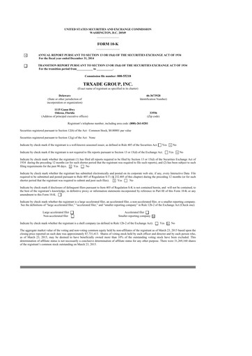 Thumbnail Scienture Holdings 10-K Annual Report 2014