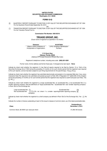 Thumbnail Scienture Holdings 10-Q Quarterly Report FY2015 