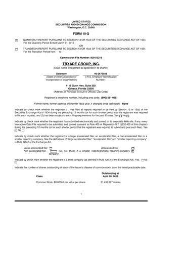 Thumbnail Scienture Holdings 10-Q Quarterly Report FY2016 