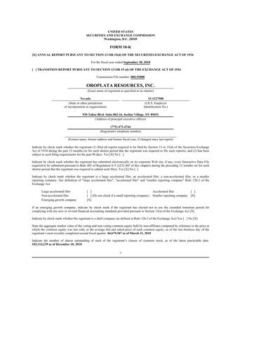 Thumbnail American Battery Technology Company 10-K Annual Report 2018