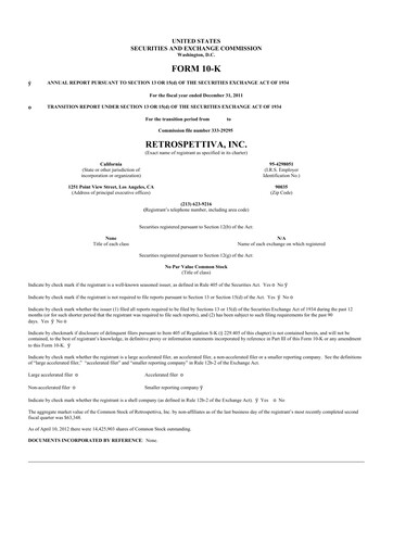 Thumbnail Outdoor Holding Company
 10-K Annual Report 2011