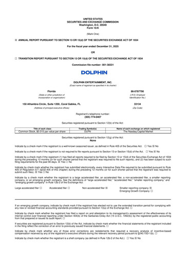 Thumbnail Dolphin Entertainment
 10-K Annual Report 2025