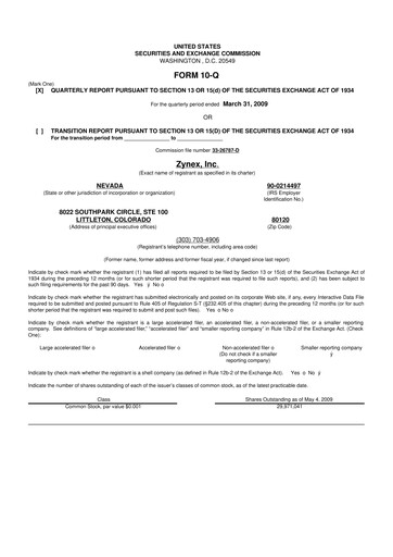 Thumbnail Zynex 10-Q Quarterly Report FY 
