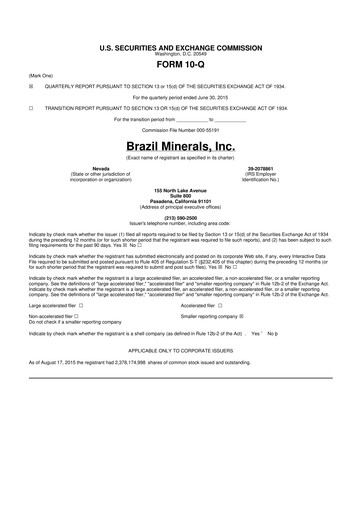 Thumbnail Atlas Lithium 10-Q Quarterly Report FY2015 
