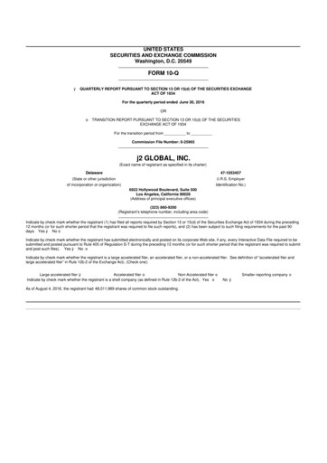 Miniature Ziff Davis 10-Q Rapport trimestriel 2016 