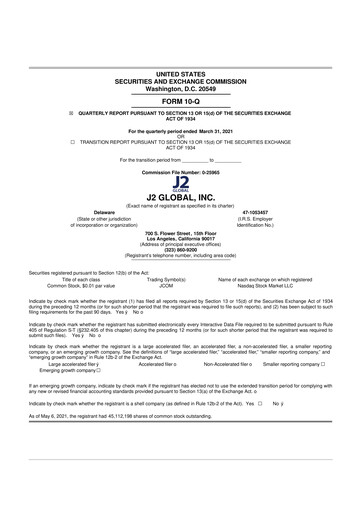 Miniature Ziff Davis 10-Q Rapport trimestriel 2021 