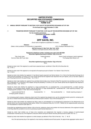 Miniature Ziff Davis 10-K Rapport annuel 2025