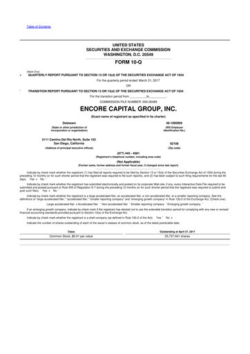 Thumbnail Encore Capital Group 10-Q Quarterly Report FY2017 