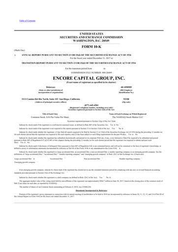 Thumbnail Encore Capital Group 10-K Annual Report 2017