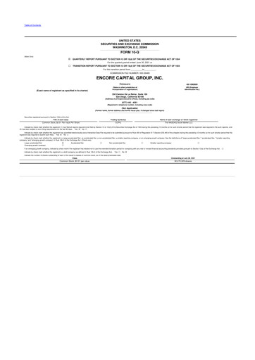 Thumbnail Encore Capital Group 10-Q Quarterly Report FY2021 