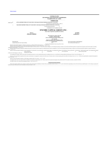 Thumbnail Encore Capital Group 10-K Annual Report 2021