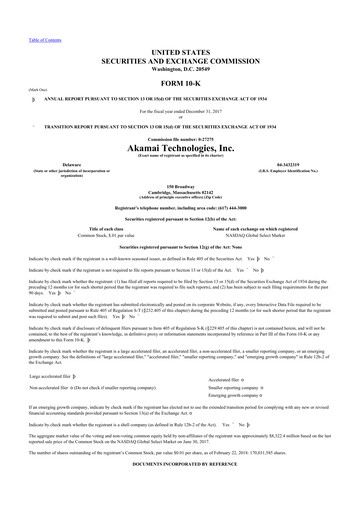 Thumbnail Akamai
 10-K Annual Report 2017