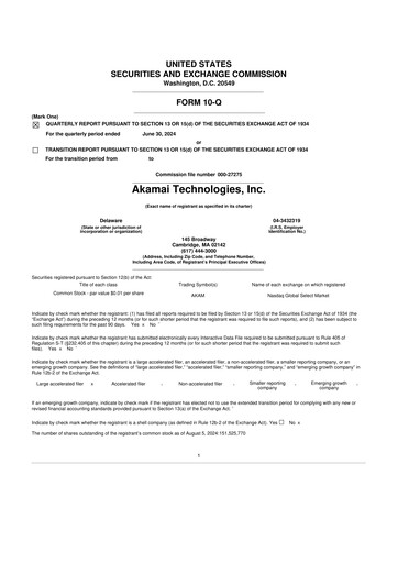 Thumbnail Akamai
 10-Q Quarterly Report FY2024 