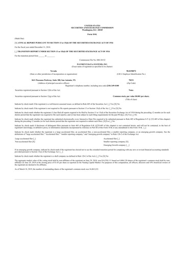 Thumbnail Usio 10-K Annual Report 2018