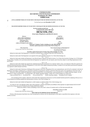 Thumbnail DexCom 10-K Annual Report 2017