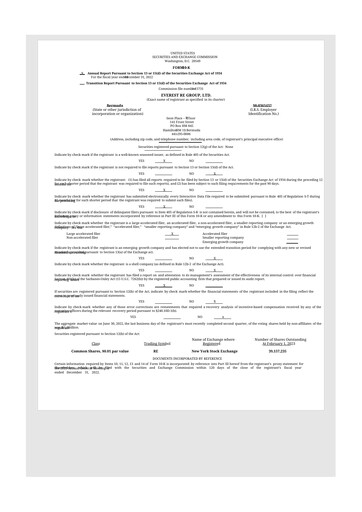 Thumbnail Everest Group 10-K Annual Report 2022