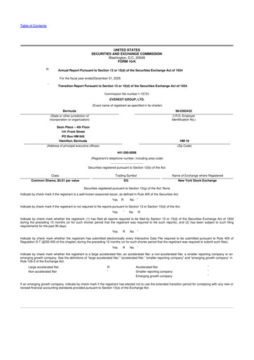 Thumbnail Everest Group 10-K Annual Report 2025