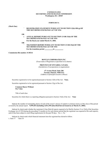 Vorschaubild Portage Biotech 20-F Jahresbericht 