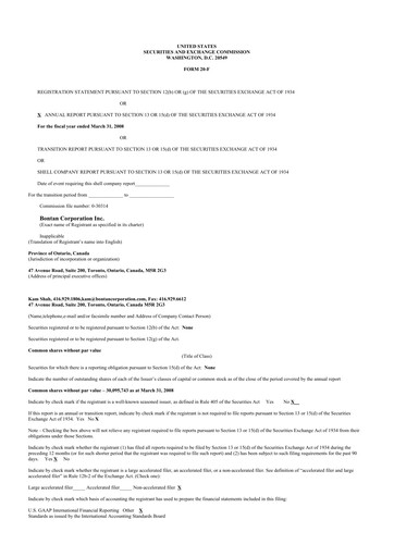 Vorschaubild Portage Biotech 20-F Jahresbericht 