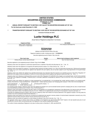 Thumbnail Luxfer 10-K Annual Report 2025