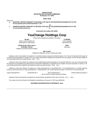 Thumbnail Quest Resource Holding 10-Q Quarterly Report FY2012 
