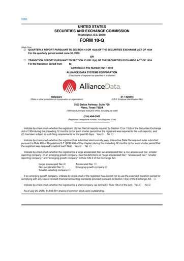 Thumbnail Bread Financial 10-Q Quarterly Report FY 